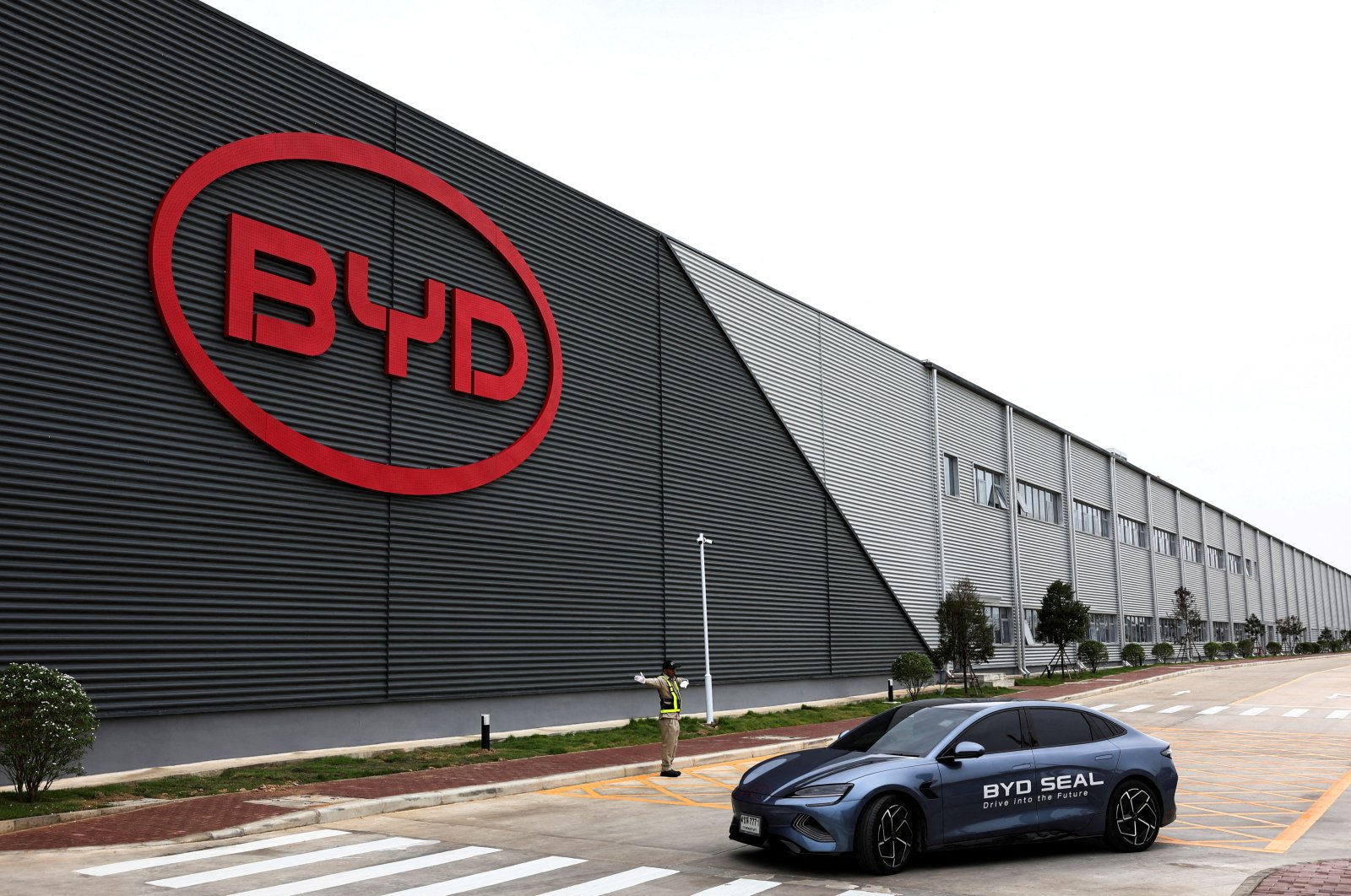 A general view of BYD&#039;s first EV factory in Southeast Asia, Rayong, Thailand, July 4, 2024. (Reuters Photo)