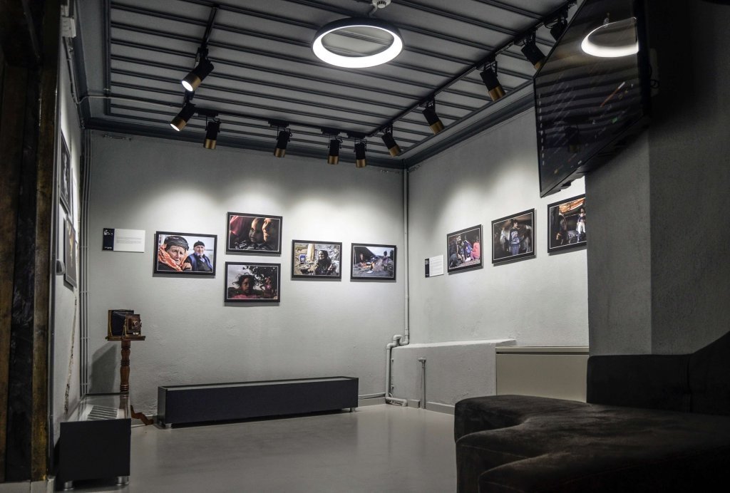 Artworks are exhibited on the wall at Mysia Photography Museum, Misi, Bursa. (Photo Courtesy of Go to Bursa)