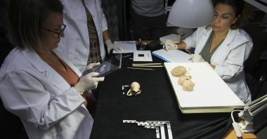 The Ministry of Culture and Tourism's General Directorate of Cultural Assets and Museums has identified 254,698 artifacts in museums and storage using an AI-supported "DNA application," Ankara, Türkiye, Aug. 13, 2024. (AA Photo)
