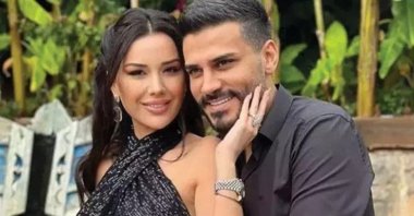  Dilan Polat and her husband, Engin Polat, Istanbul, Türkiye, Oct. 15, 2023. (IHA Photo)