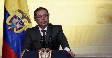 Colombian President Gustavo Petro speaks as Colombia's congress opens its new session, in Bogota, Colombia, July 20, 2024. (Reuters File Photo)