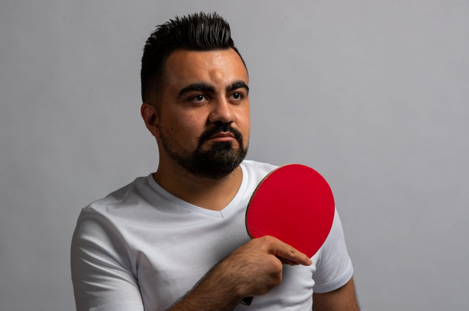 Turkish Paralympic table tennis player Nesim Turan poses for a photo. (Courtesy of the Turkish National Paralympic Committee)