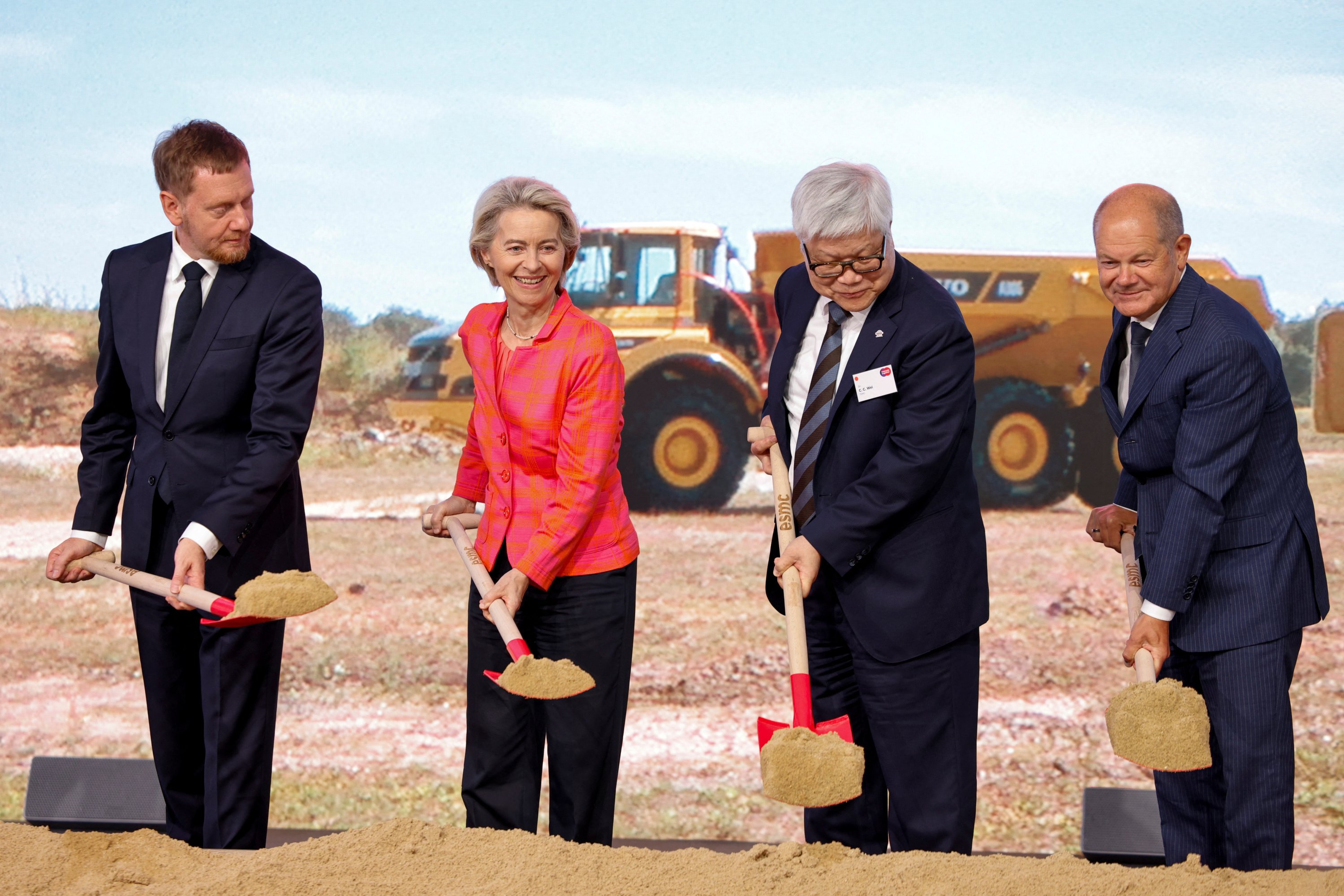 TSMC breaks ground on 1st European plant in Germany's Dresden | Daily Sabah