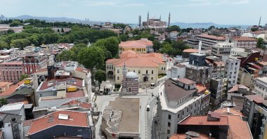 The Ottoman grand viziers resided in mansions in the Cağaloğlu district of Istanbul, close to Topkapı Palace, Istanbul, Türkiye, Aug. 20, 2024. (IHA Photo)
