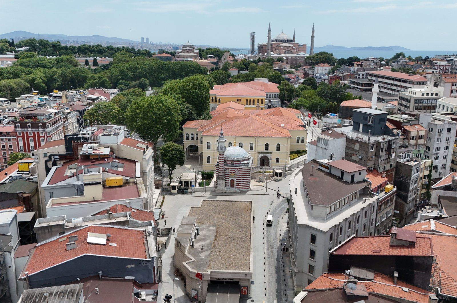 The Ottoman grand viziers resided in mansions in the Cağaloğlu district of Istanbul, close to Topkapı Palace, Istanbul, Türkiye, Aug. 20, 2024. (IHA Photo)