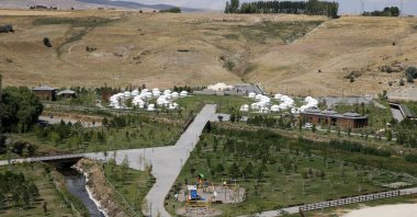 A view of the venue where celebrations will be held, Ahlat, Bitlis, eastern Türkiye, Aug. 21, 2024. (AA Photo)