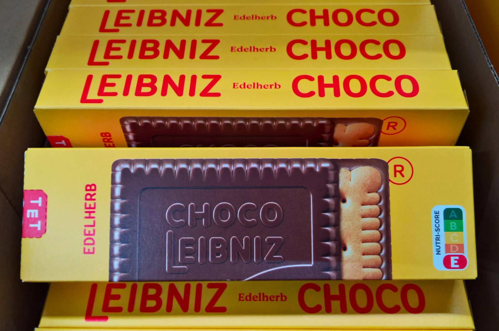 Leibniz Choco Edelherb cookies of German family-owned company Bahlsen, Hanover, Germany, Aug. 5, 2024. (Reuters Photo)