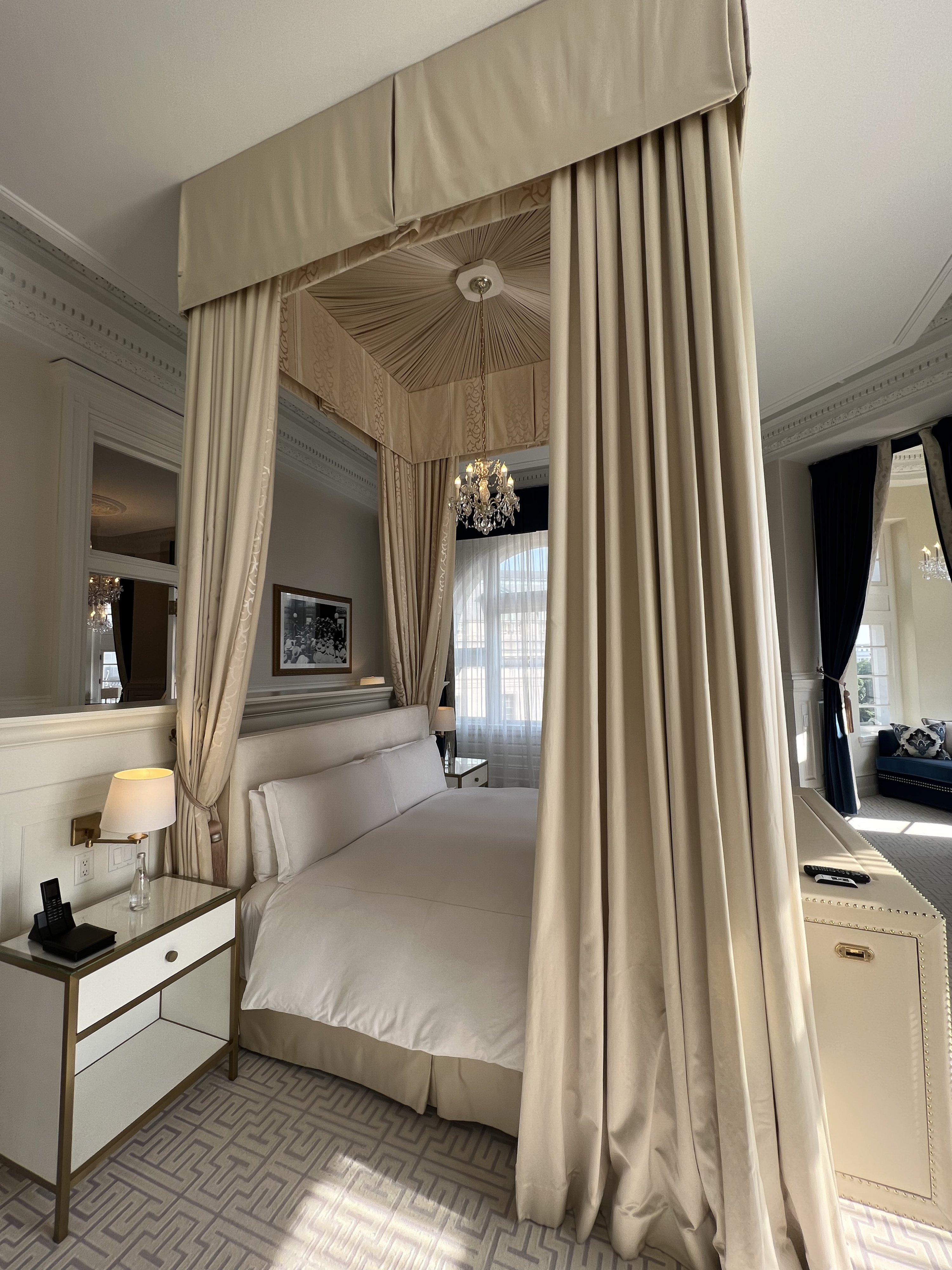 The interior design of the suite room at the Waldorf Astoria Hotel, Washington, D.C., U.S., May 31, 2023. (Photo by İlker Topdemir)