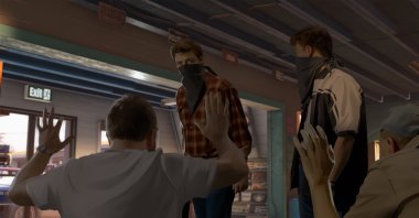 Robbery! Who lives, who dies, who commits their first offense – in "As Dusk Falls," the players alone decide. (dpa Photo)