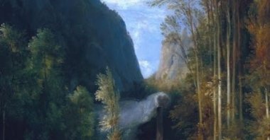The painting &quot;The Mill Valley near Amalfi&quot; once belonged to Edgar Moor (1912-1994), the nephew of the brothers Arthur and Eugen Goldschmidt, two Jewish men whose art collection in Berlin was looted by the Nazis. (Photo courtesy of Google Arts &amp; Culture)