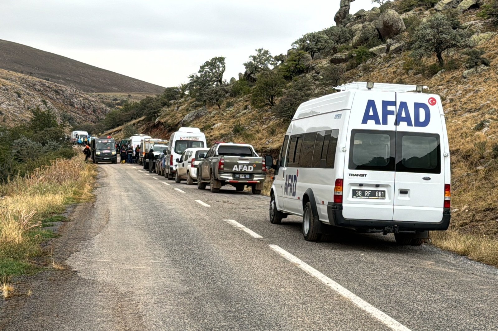 AFAD teams search for a flood victim in the Bünyan district of Kayseri, Türkiye, Aug. 25, 2024. (AA Photo)