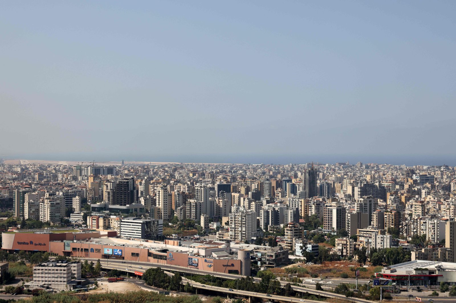 A general view shows the southern suburb of Beirut, Lebanon, Aug. 25, 2024. (AFP Photo)