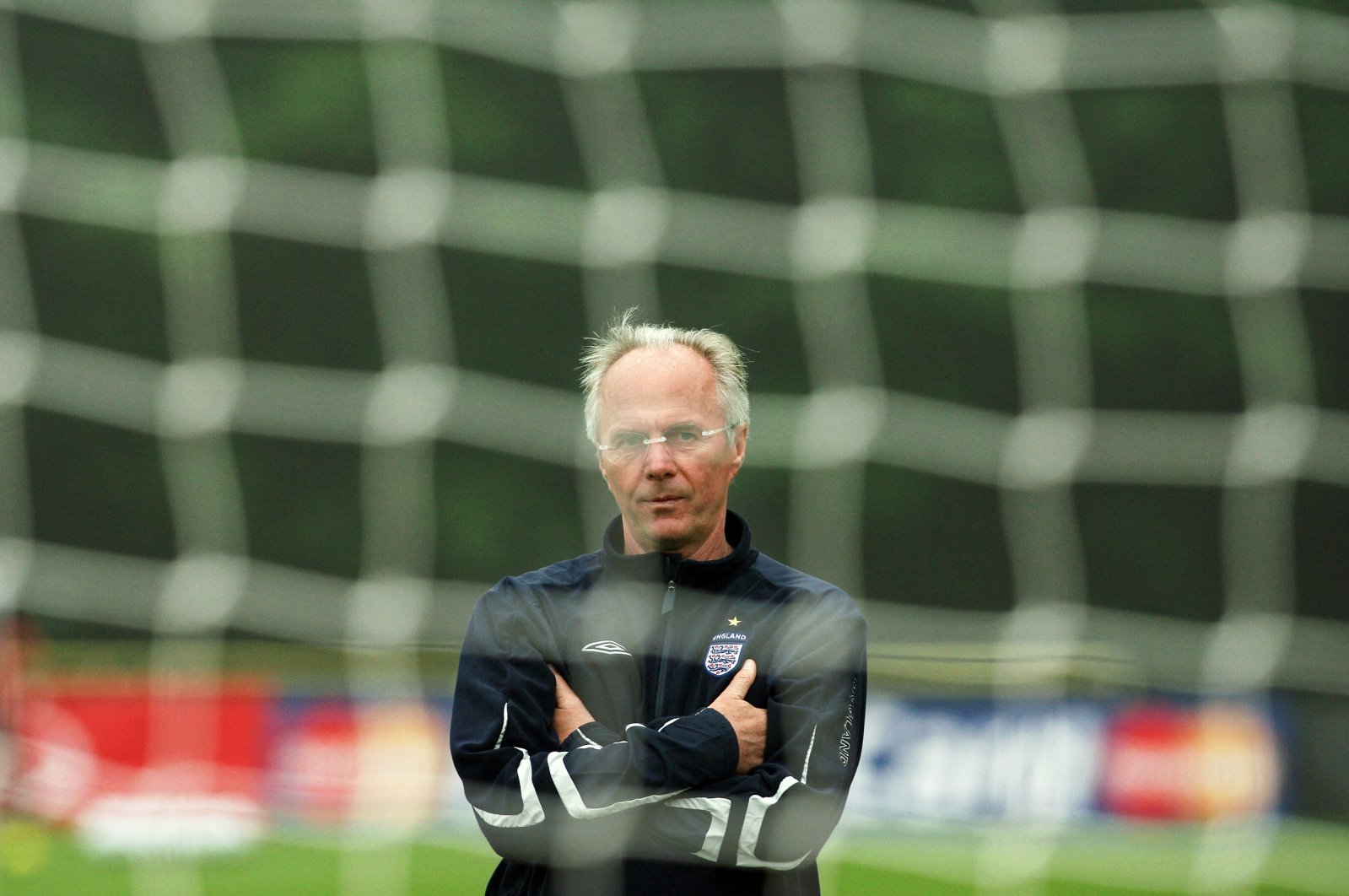 Swedish football manager Sven-Goran Eriksson is seen here at Mittelbergstadion, Buhlertal, Germany, June 6, 2006. (AFP Photo)