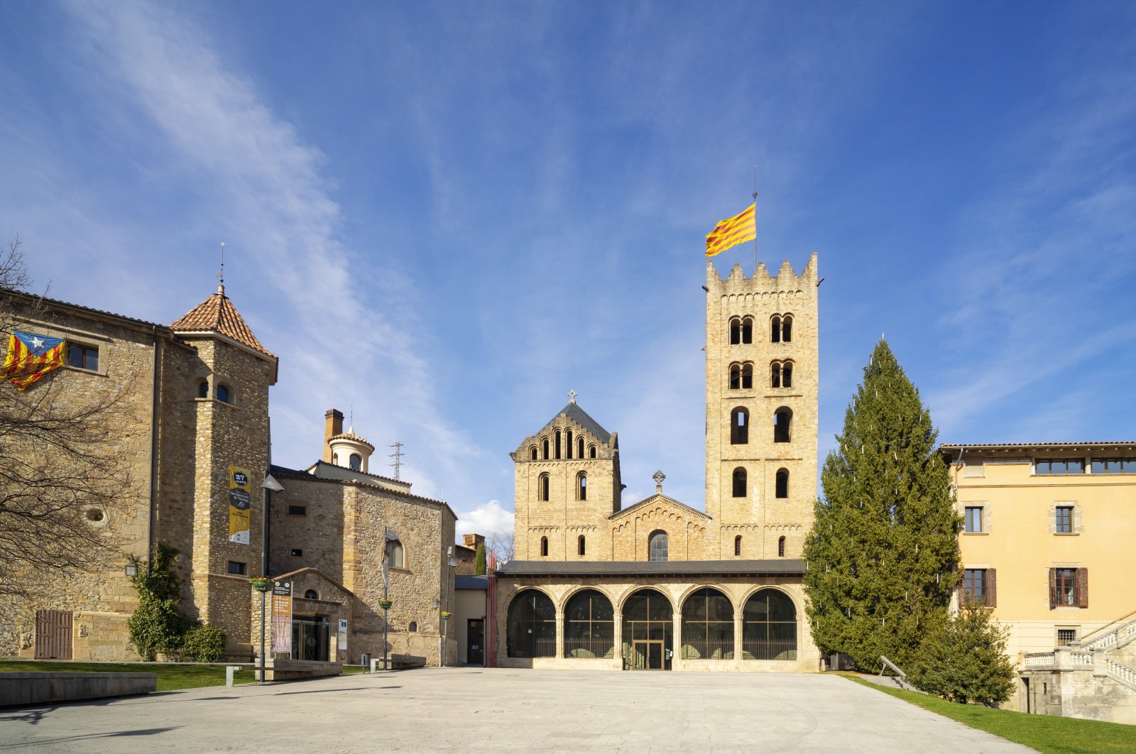 Monastery of Santa Maria facade in Catalonia, province of Girona, Ripoll, in this undated file photo. (Getty Images, File)