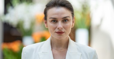 Moldovan Presidential candidate Victoria Furtuna, Istanbul, Türkiye, Aug. 19, 2024. (AA Photos)