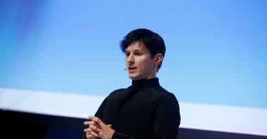 Founder and CEO of Telegram Pavel Durov delivers a keynote speech during the Mobile World Congress, Barcelona, Spain, Feb. 23, 2016. (Reuters Photo)