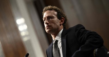 Mark Zuckerberg, CEO of Meta Platforms, testifies during the U.S. Senate Judiciary Committee hearing "Big Tech and the Online Child Sexual Exploitation Crisis" in Washington, U.S., Jan. 31, 2024. (AFP Photo)
