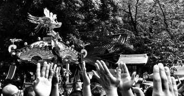 "Echoes of Japan: The Art of Urban and Natural Contrasts” features a curated selection of black-and-white photographs captured with an analog camera during Beste Aykut’s residence in Japan, Istanbul, Türkiye, Aug. 23, 2024. (Photo courtesy of Beste Aykut)