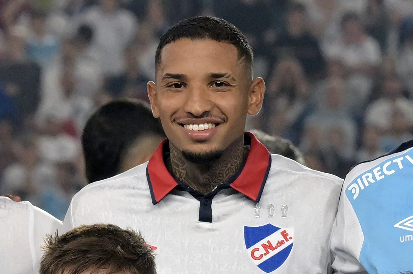 Nacional&#039;s defender Juan Manuel Izquierdo poses for the team photo during the Copa Libertadores third round second leg football match between Uruguay&#039;s Nacional and Bolivia&#039;s Always Ready at the Gran Parque Central stadium, Montevideo, Uruguay, March 14, 2024. (AFP Photo)