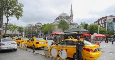 Istanbul will add 2,500 new taxis to its fleet, aimed at enhancing the city's transportation services, Istanbul, Türkiye, May 5, 2023. (Getty Images Photo)