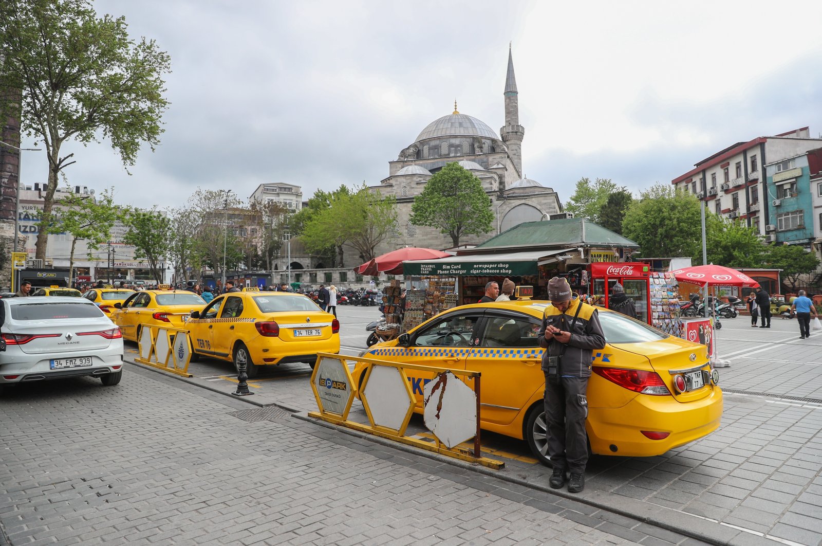 Istanbul will add 2,500 new taxis to its fleet, aimed at enhancing the city&#039;s transportation services, Istanbul, Türkiye, May 5, 2023. (Getty Images Photo)