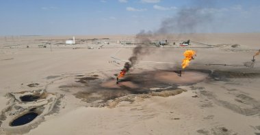 A general drone view shows the Nafoora oil field in Jakharrah, Libya, Aug. 27, 2024. (Reuters File Photo)