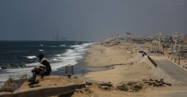 A view of Gaza City amid the conflict in which more than 40,000 Palestinians have been killed by Israeli forces since Oct. 7, according to the Palestinian Health Ministry, southern Gaza Strip, Palestine, Aug. 31, 2024. (EPA Photo)