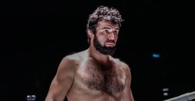 The undated picture shows Turkish Mixed Martial Arts fighter Shamil Erdoğan. (Photo by Lara Badreddine)