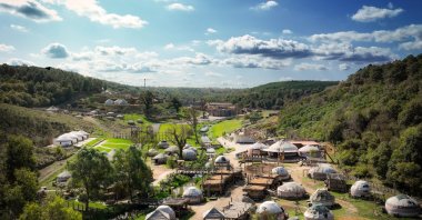 Aerial drone view of the Bozdağ film plateaus. (Photo by Bozdağ Fim Plateaus)