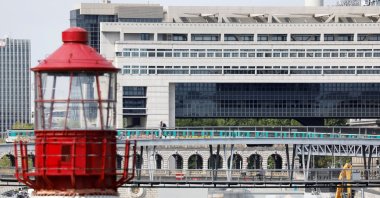 A metro passes by the Bercy Finance Ministry, Paris, France, Sept. 3, 2020. (Reuters Photo)