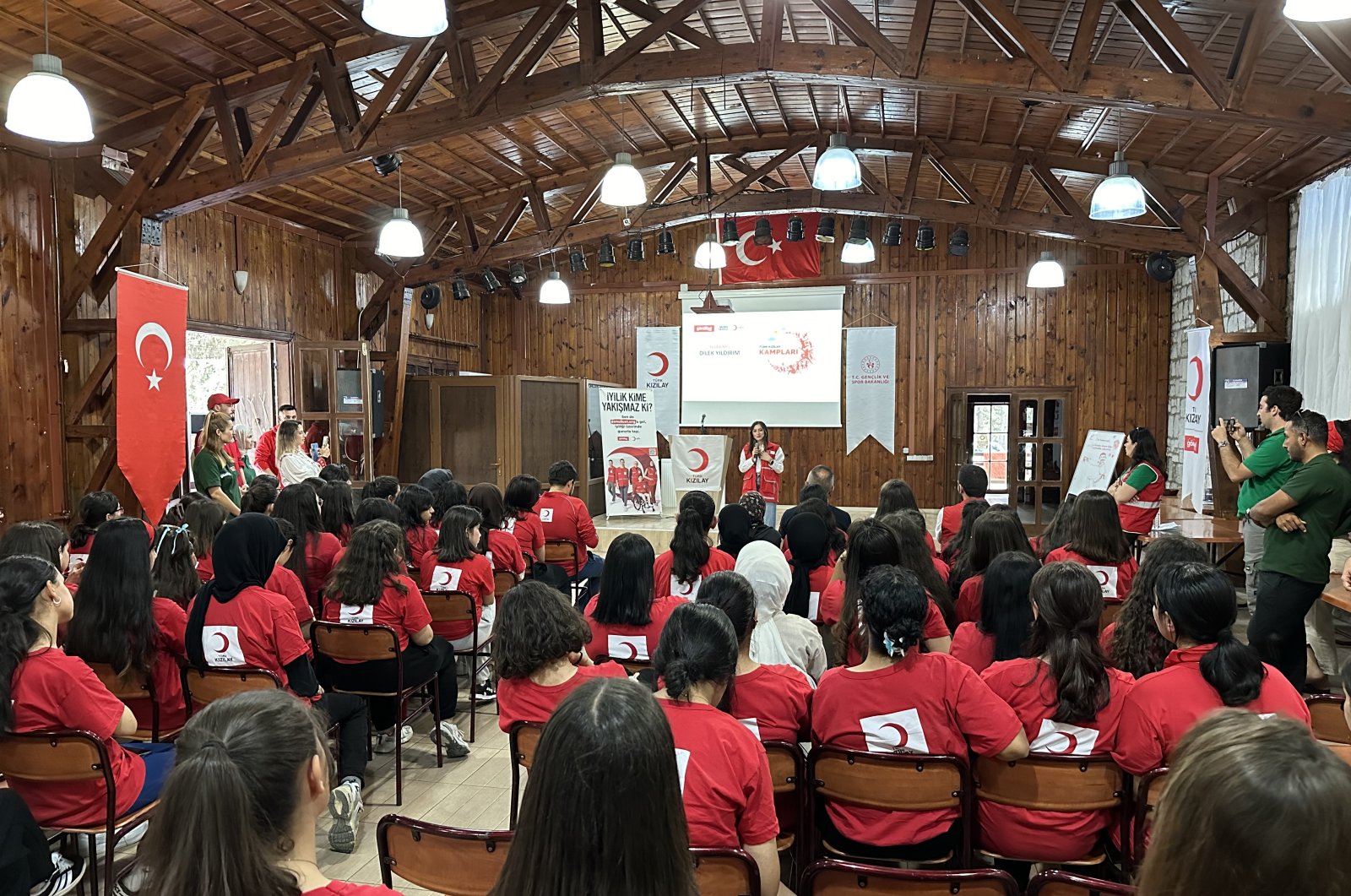 Participants at the Textile Production and Design camp run by the Turkish Red Crescent (Kızılay), Ankara, Türkiye, Aug. 31, 2024. (DHA Photo)