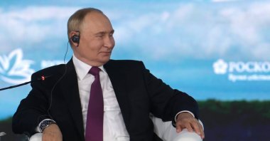 Russian President Vladimir Putin attends the 2024 Eastern Economic Forum (EEF) in Vladivostok, Russia, Sept. 5, 2024. (EPA Photo)