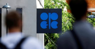 A view shows the logo of the Organization of the Petroleum Exporting Countries (OPEC) outside its headquarters in Vienna, Austria, May 28, 2024. (Reuters Photo)