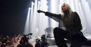 Emily Armstrong of Linkin Park performs in Los Angeles, U.S., Sept. 5, 2024. (AP Photo)