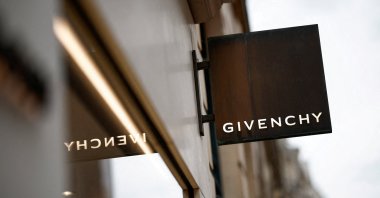A sign on the exterior of a Givenchy luxury boutique operated by LVMH Moet Hennessy Louis SE, Paris, France, Jan. 25, 2024. (Reuters Photo)