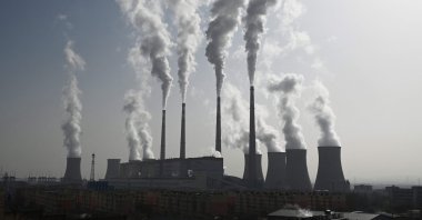 A view shows the coal-powered Datang International Zhangjiakou Power Station in Zhangjiakou, China, Nov. 15, 2021. (AFP Photo)