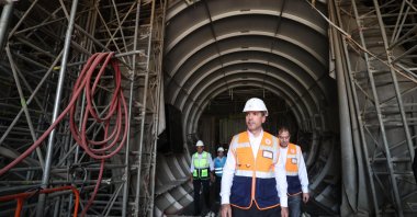Energy and Natural Resources Minister Alparslan Bayraktar, scientists and officers inspect Akkuyu Nuclear Power Plant, Mersin, Türkiye, Sept. 8, 2024. (Courtesy of the Ministry of Energy and Natural Resources)