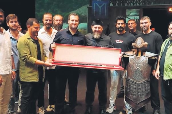 Chechen president visits set of Turkish TV series ‘Kuruluş Osman’