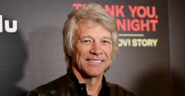 Jon Bon Jovi attends the &quot;Thank You Goodnight: The Bon Jovi Story&quot; special screening in New York City, U.S.,  April 25, 2024. (Getty Images)