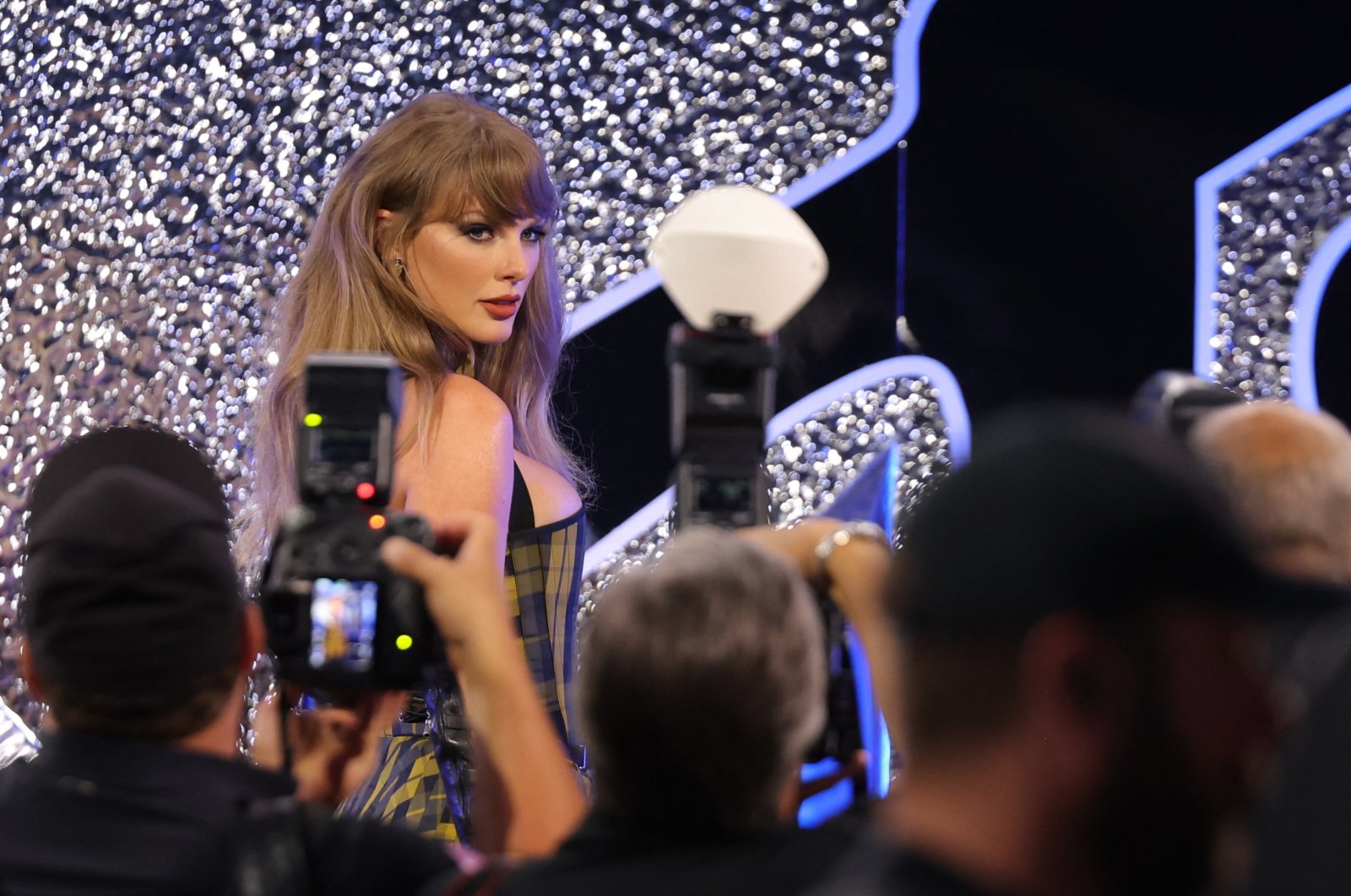 Taylor Swift attends the MTV Video Music Awards in Elmont, New York, U.S., Sept. 11, 2024. (Reuters Photo)