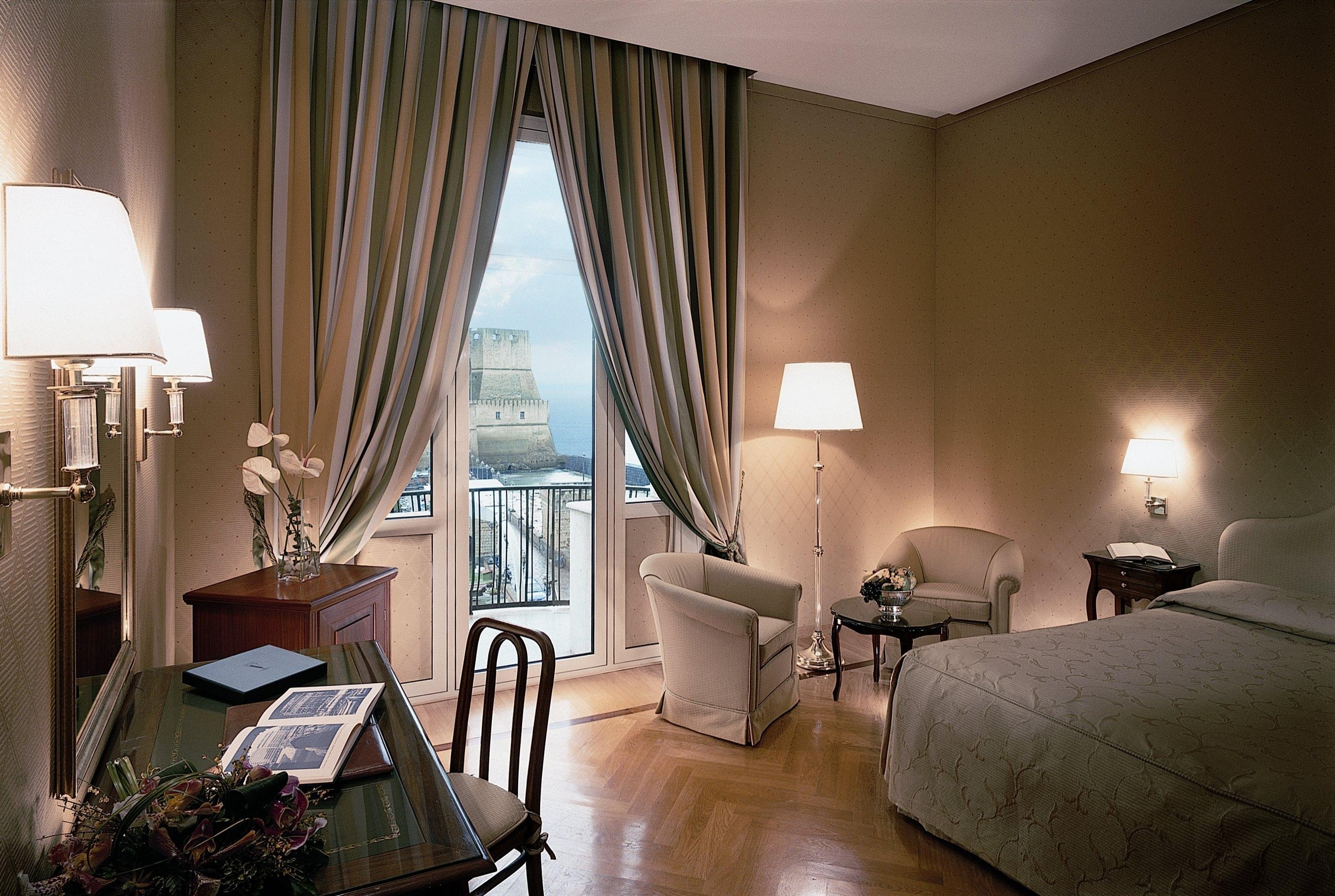 Interior view of a room at Grand Hotel Vesuvio, Naples, Italy. (Courtesy of Grand Hotel Vesuvio)