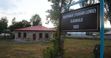 The school restored by Turkish businessperson Kenan Yavuz, in Demirözü, Bayburt, northeastern Türkiye, Sept. 12, 2024. (AA Photo)