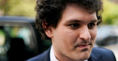 Sam Bankman-Fried, the founder of bankrupt cryptocurrency exchange FTX, arrives at court in New York, U.S., Aug. 11, 2023. (Reuters Photo)