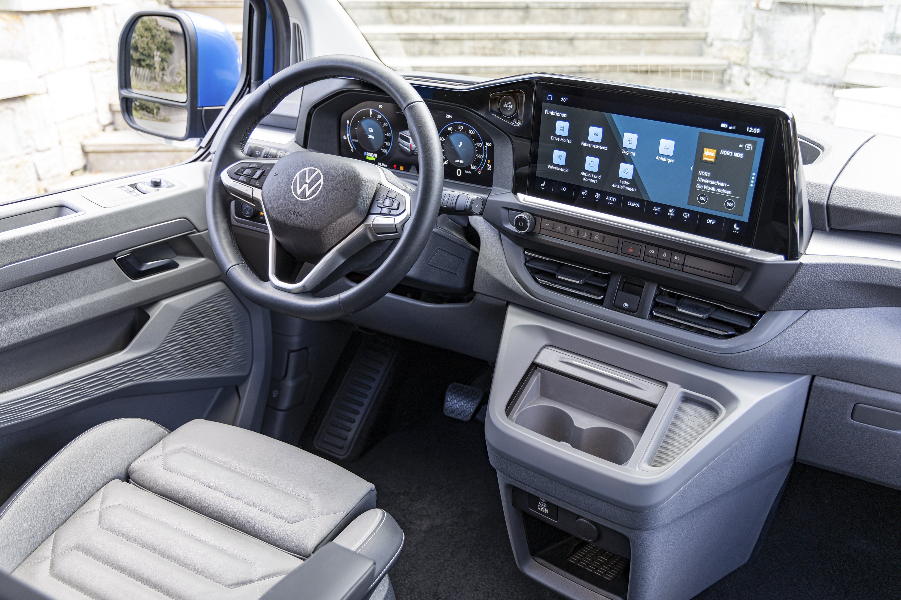 This file photo shows the interior of the new Volkswagen Transporter. (Courtesy of VW Commercial Vehicles)