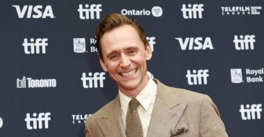Tom Hiddleston attends the premiere of &quot;The Life of Chuck&quot; during the 2024 Toronto International Film Festival at Princess of Wales Theatre, Toronto, Canada, Sept. 6, 2024. (AFP Photo)