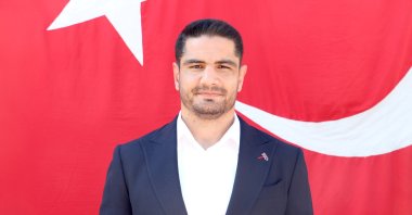 Taha Akgül poses for a photo after an interview with Anadolu Agency, Erzurum, Türkiye, Sept. 13, 2024. (AA Photo)