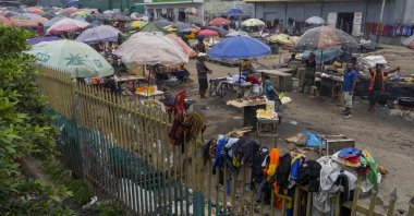 A view of a market in central Port Moresby, Papua New Guinea, Sept. 6, 2024. (AP Photo)