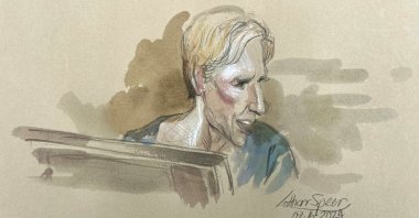 A courtroom sketch of Ryan W. Routh, suspected of attempting to assassinate Donald Trump, appears in federal court where he was charged with two gun-related crimes in West Palm Beach, Florida, U.S. Sept. 16, 2024. (Reuters Photo)