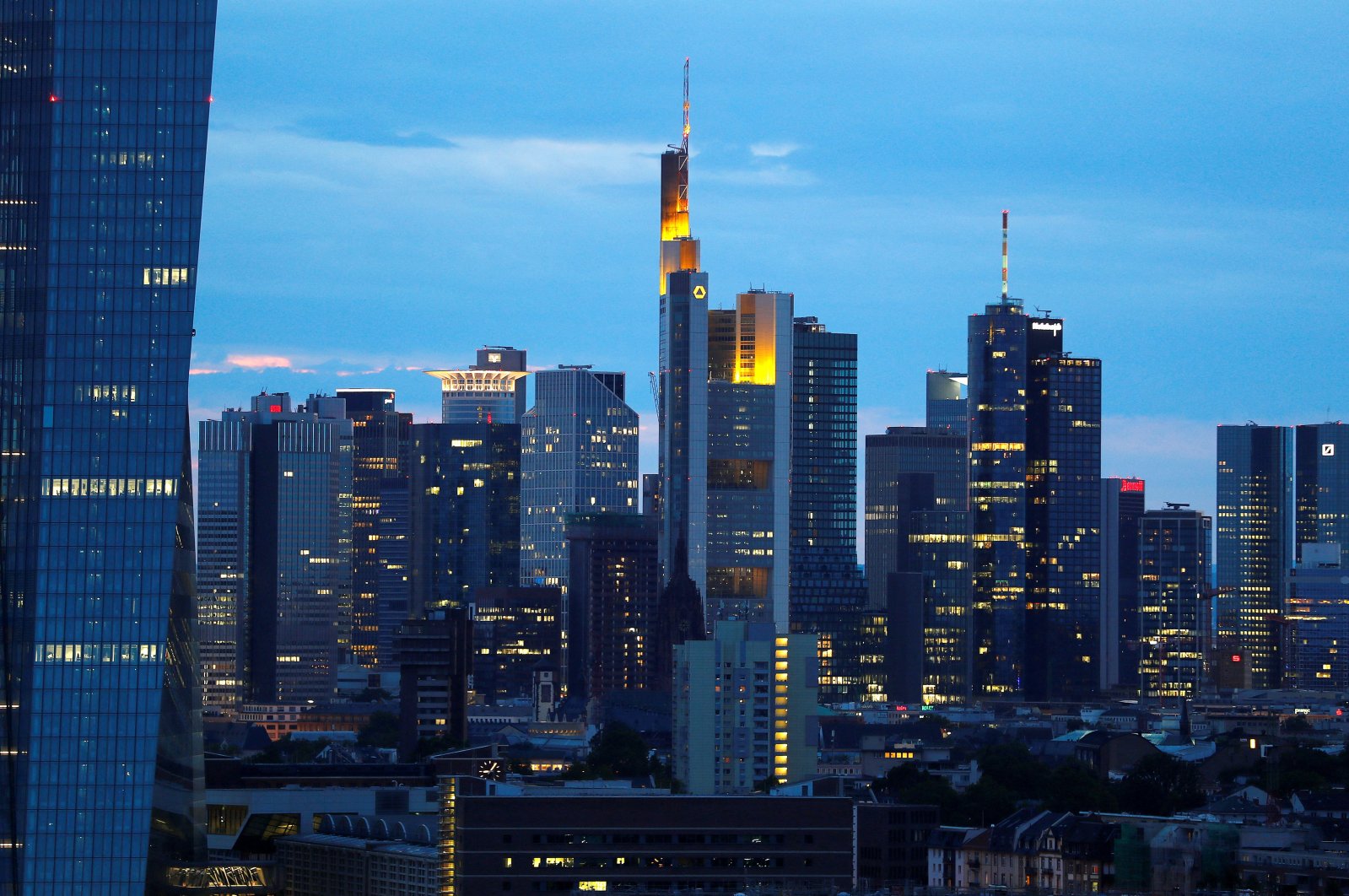 The skyline with its banking district, Frankfurt, Germany, Aug. 13, 2019. (Reuters Photo)