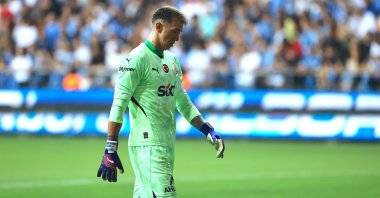 Galatasaray goal keeper during a Turkish Süper Lig match against Adana Demirspor, Adana, Türkiye, Aug. 31, 2024. (AA Photo)